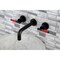 Kingston Brass KS8125CKL Two-Handle Wall Mount Bathroom Faucet, Oil Rubbed Bronze KS8125CKL - alternate 5